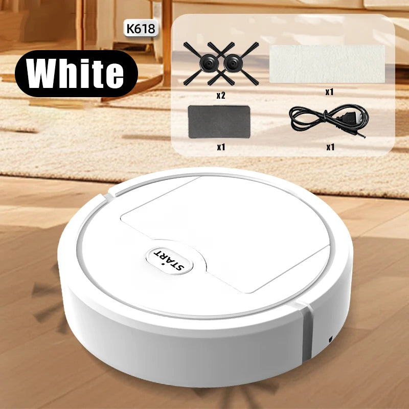 New Smart Sweeping Robot 3-in-1 Rechargeable Vacuum Cleaner Silent