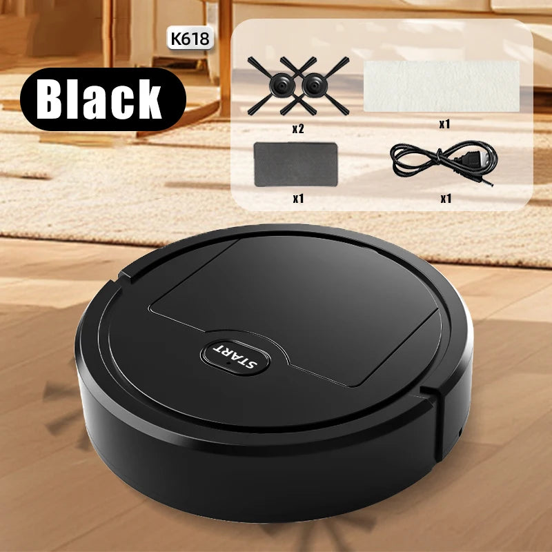 New Smart Sweeping Robot 3-in-1 Rechargeable Vacuum Cleaner Silent