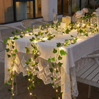 Flower Green Leaf String Lights Artificial Vine