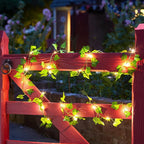 Flower Green Leaf String Lights Artificial Vine