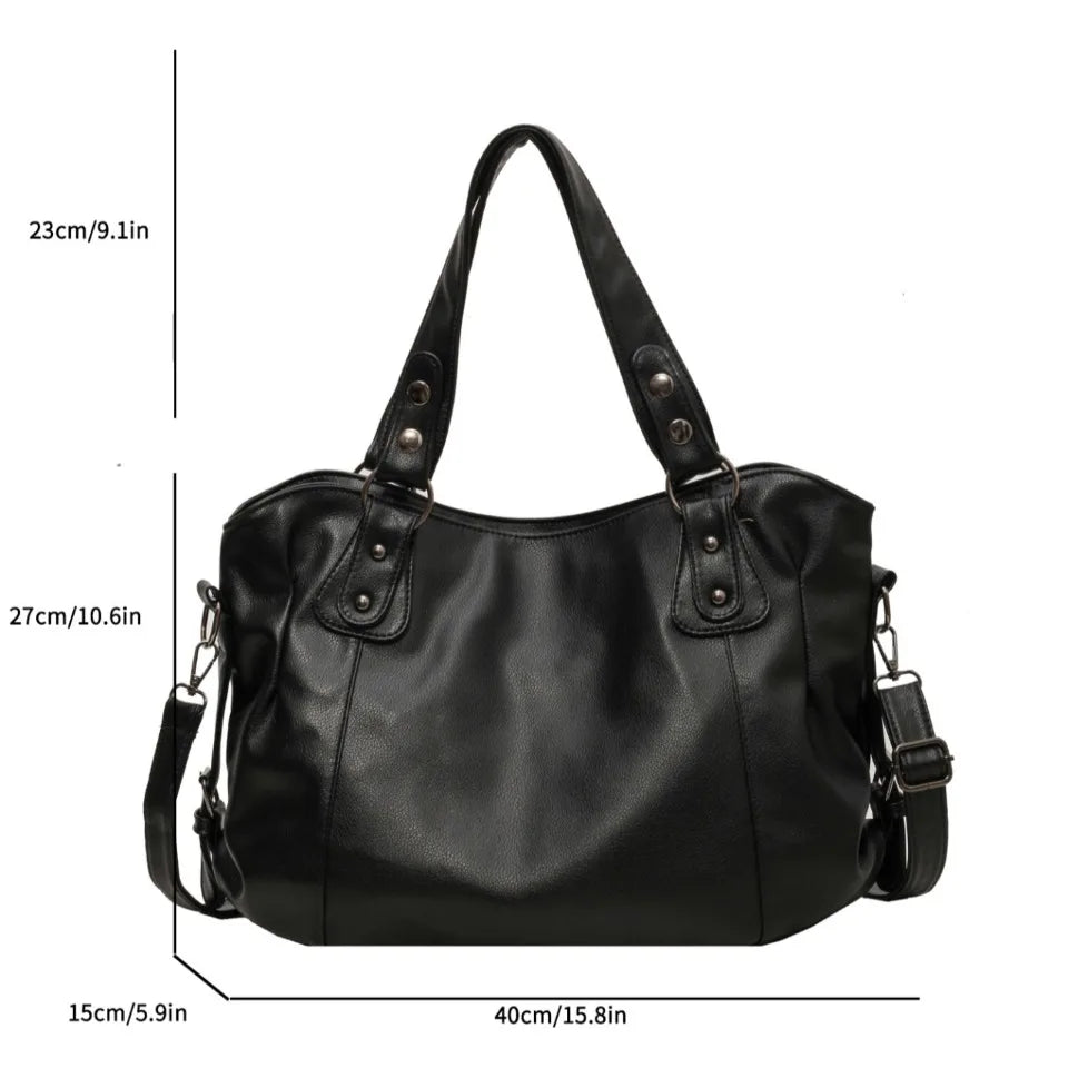 Female Handbag Large Capacity Stylish Casual Tote Bag